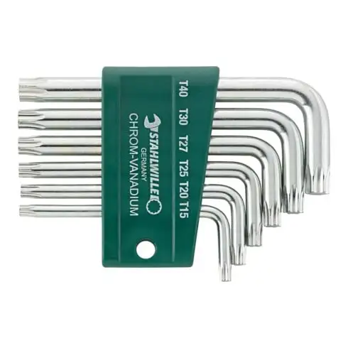 10766 Jeux de clés mâles coudées Nr. 10766/9 2)