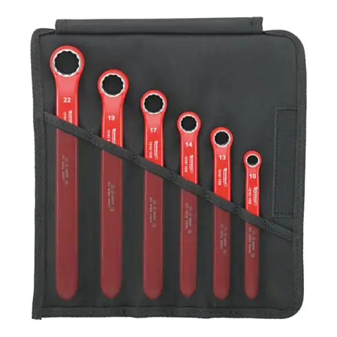 12161/6 VDE Clés polygonales simple VDE 6-teilig, 810 g