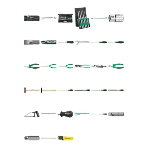 13205a Composition de base 131 Werkzeuge 7,8 kg