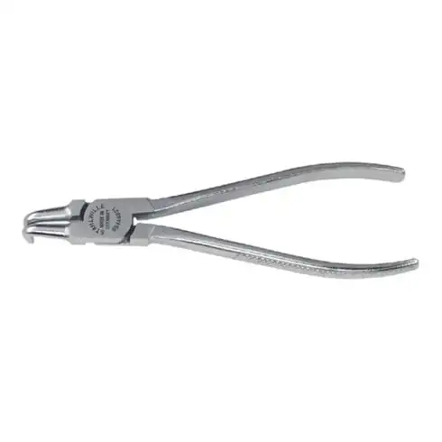 6544 Pinces pour circlips intérieurs Gr. J 01; 130 mm; Spitzendurchmesser 0,9 mm; für Sicherungen 8-13 mm; Kopf chromée mat; Griffe chromées, quadrillées