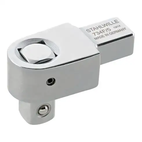 734F Embouts à carré conducteur traversant Gr. 5; Außenvierkant 3/8 "; Werkzeugaufnahme 9x12 mm