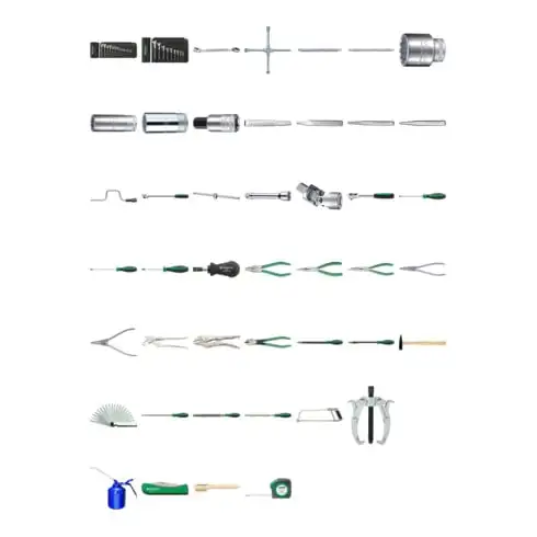 802N Ass. complet «ATELIER» grand modèle 129 Werkzeuge 28,1 kg