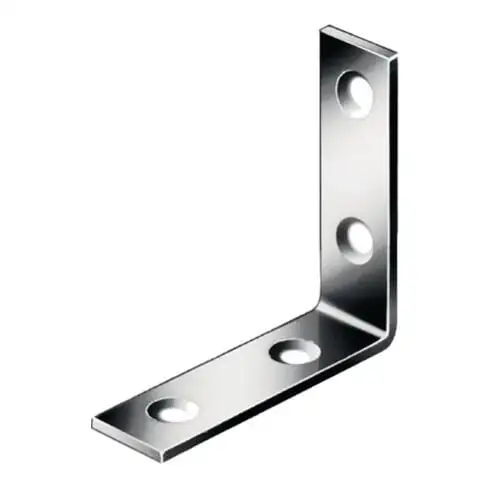 Angle de chaise L.125 x 125mm L.22mm S.2,5mm STA galvanisé contremaître