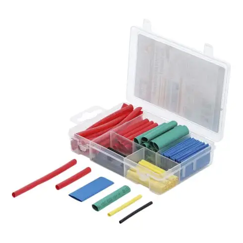 Assortiment de gaines thermorétractables multicolore 90 pièces BGS Do it yourself