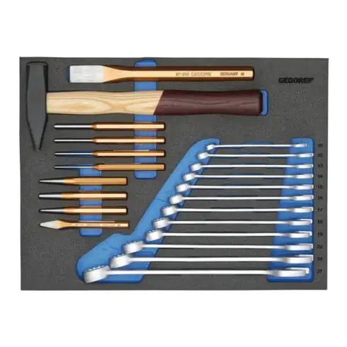 Assortiment d'outils Gedore dans le module CT pour B2 22 pièces