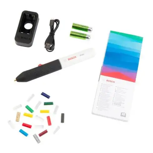 Bâton de colle chaude de la batterie Bosch Gluey, Smoky Grey