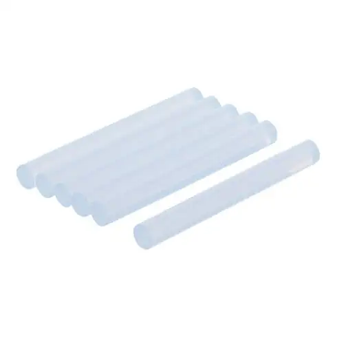 Bâtonnets de colle chaude transparent Ø 11 mm, 100 mm 6 pièces BGS Do it yourself