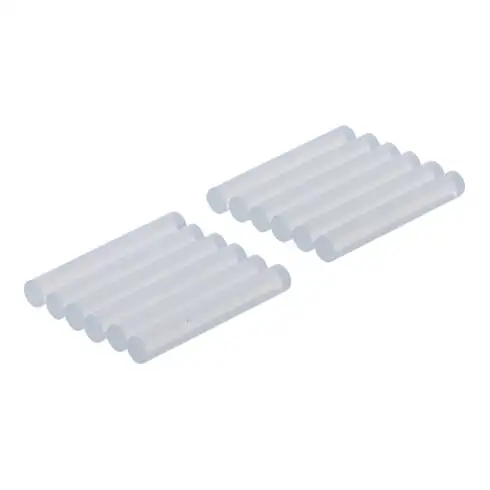 Bâtonnets de colle chaude transparent Ø 7,5 mm, 50 mm 12 pièces BGS Do it yourself