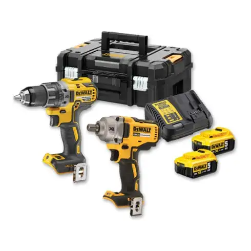 Batterie combinée DEWALT 18 Volt (2 pièces) DCK2077P2T-QW