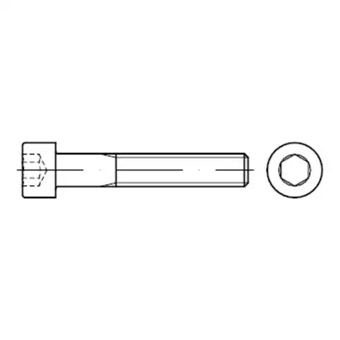 BUMAX88 ISO 4762 Vis à tête cylindrique, empreinte six pans creux, inox A4 M10x55 P