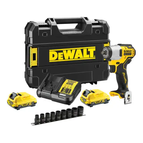 Clé à chocs à batterie DEWALT (3/8") 12V/ 2Ah DCF902D2K-QW