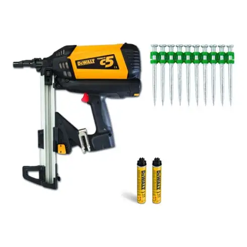 Cloueuse à gaz sans fil DEWALT C5 + 1400 clous 25mm