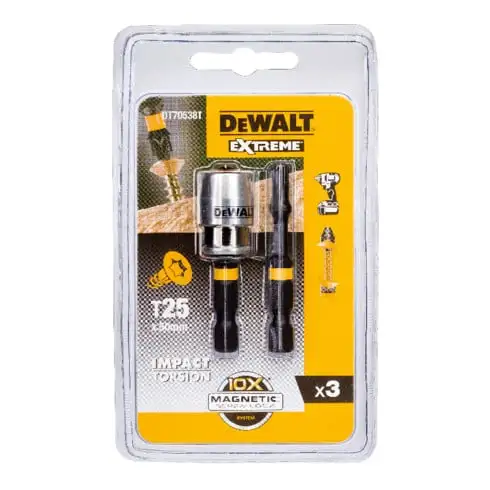 DEWALT bit-set résistant aux chocs T25 50mm