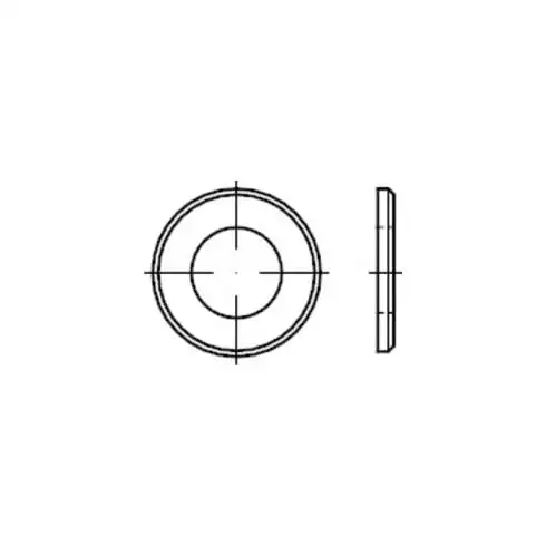 ISO 7090 Rondelle Forme B avec chanfrein, acier inox A4 200HV 16 HP