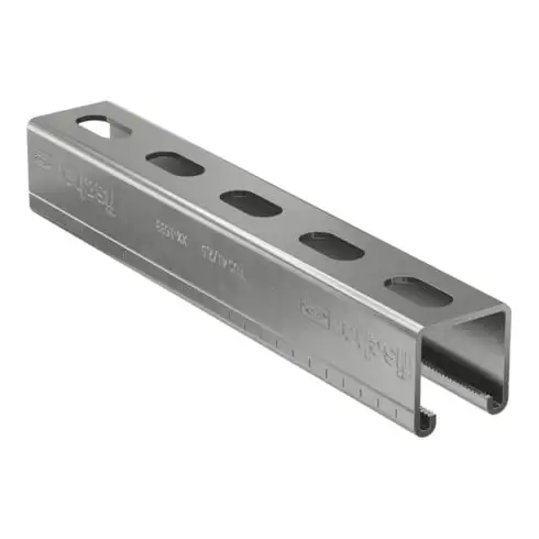 Rail de fixation fischer FUS 41/2,5 A2 - 6 m CHANNEL