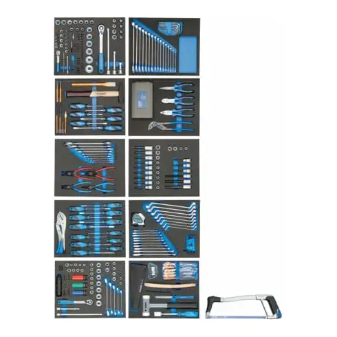 Servante d'atelier Gedore Workster Highline avec un assortiment de 308 outils