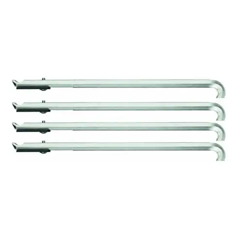 Set de crochets à gâchette Gedore 4 pcs 178mm + 3 entretoises