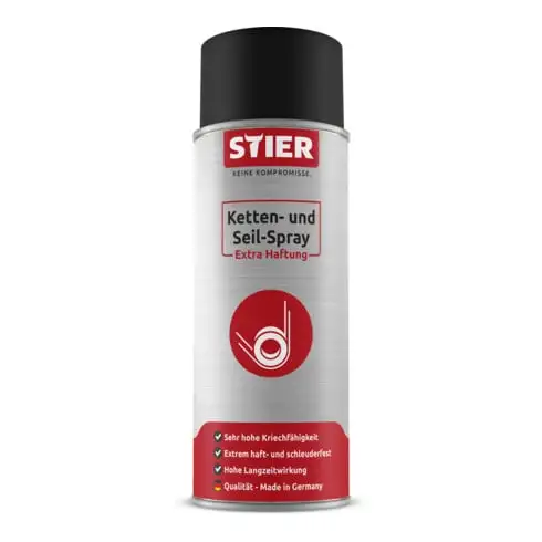 Spray pour chaînes et câbles extra adhérent STIER 400 ml