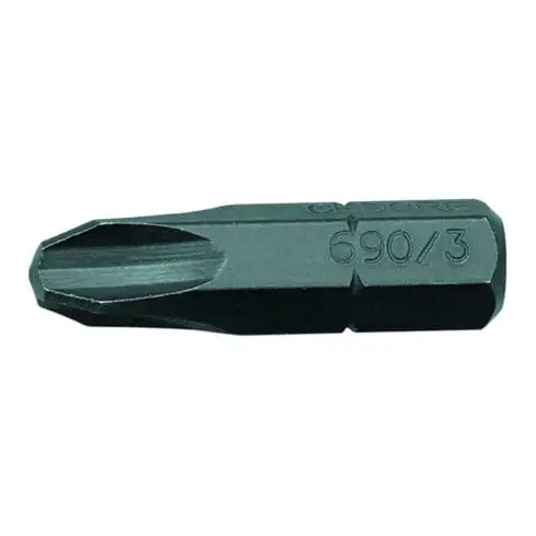 Tournevis Gedore embout 1/4", pack économique 10 pcs, empreinte cruciforme PH 3 L