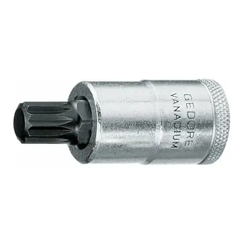Tournevis Gedore embout femelle 1/2" XZN multi-dents M16