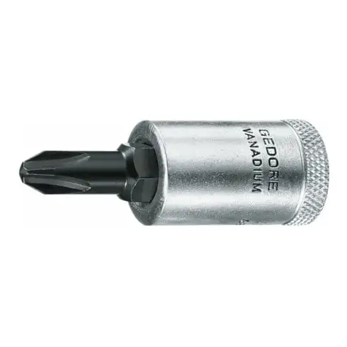 Tournevis Gedore embout insert 3/8" creux en croix PH 1