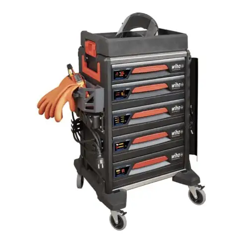 Wiha Servante d'atelier eMobility 113 pièces (44423)